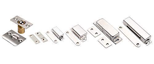 Mousike Cabinet Magnets Magnetic Door Catch Stainless Steel Door Magnet for Kitchen Bathroom Cupboard Wardrobe Closet Closures Cabinet Door Drawer Latch 20 lbs (15Pack)