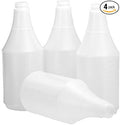Commercial-Grade Chemical Resistant 32 oz Bottles ONLY 4 Pack Embossed Scale For Measuring. Pair With Industrial Spray Heads For Auto/Car Detailing, Janitorial Cleaning Supply or Lawn Care.