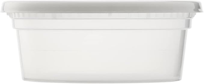Karat [8oz - 240 ct] Clear PP Injection Molded Round Deli Containers with Lids (FP-IMDC8-PP)