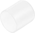 uxcell 20pcs Rubber End Caps Protective Caps 27mm(1 Inch) ID Vinyl PVC Round Tube Bolt Cap Cover Screw Thread Protectors, Clear