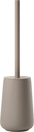 Zone Denmark Nova One Ceramic Toilet Brush | with Brush Holder Soft Touch | Enhance Your Bathroom with a Chic and Practical Duo for Modern Style and Effortless Hygiene - Coating (Taupe)