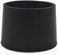 Flyshop 4 Pieces 40mm Rubber Chair Leg Caps Round, Non-Slip Protective Caps for Chair Legs, Floor Protectors, Noise Reduction, Durable Foot Covers, Black Furniture Feet Gliders