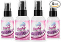 Flushie Pre-Toilet Spray for Poop Travel Size Toiletries Bathroom Deodorizer Traveling Essentials Odor Eliminator (Lavender, 2oz 4pack)