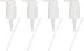 uxcell 4 Pcs Soap Dispenser Pump Heads, Hand Soap Dispensers Top Pumps Replacement Clip-on Pumphead for Standard 24/410 Neck Size Bathroom Lotion Shampoo Bottle, White