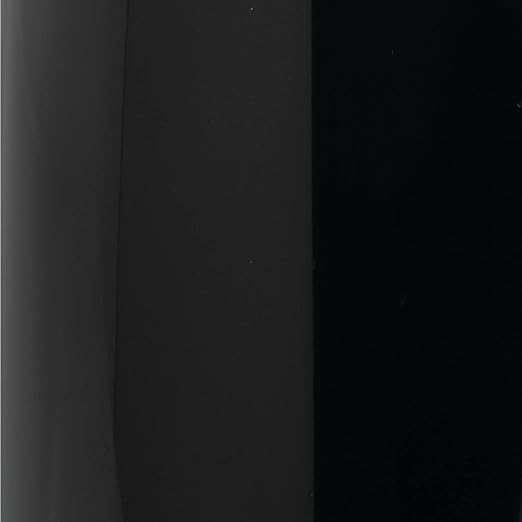 mDesign Small Metal 2.4 Gallon Trash Can Wastebasket Garbage Bin for Bathroom - Mini Slim Rubbish Waste Bin for Master or Guest Bath, Bedroom, Garage, Laundry Room, or Playroom, Black, Pack of 1