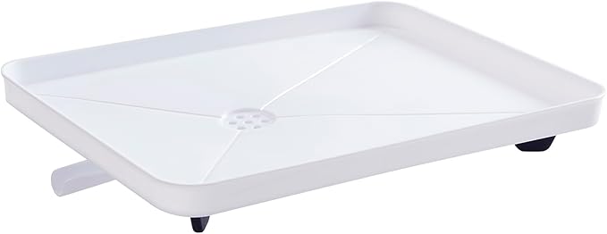 Dish Drying Rack 3 Piece Dish Drainer with Drainboard Set for Kitchen Counter – Dish Rack with Removable Utensil Holder & Swivel Spout for Countertop – DishRack for Plates, Cups & More, White