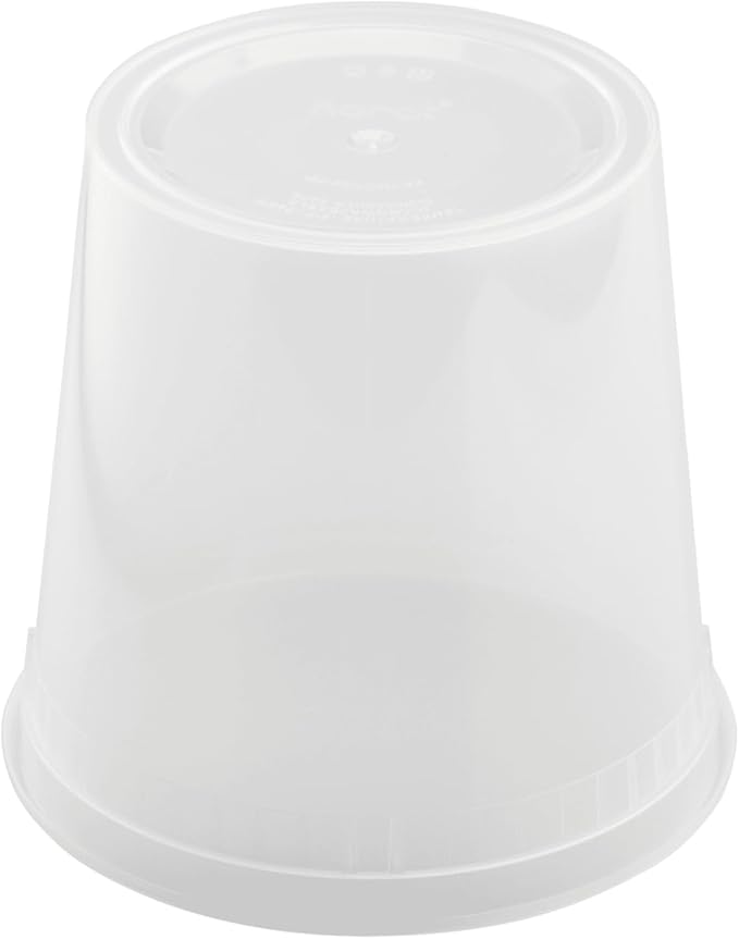 Karat [24oz - 240 ct] Clear PP Injection Molded Round Deli Containers with Lids (FP-IMDC24-PP