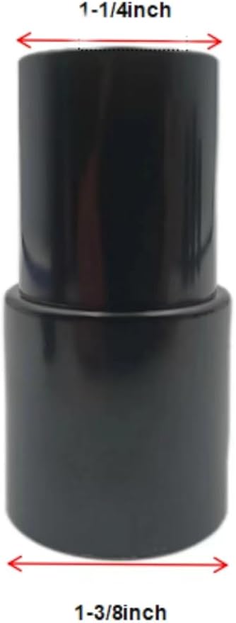 Plastic Hose Connector Reducer Attachments Fits Vacuum Cleaner， 1-3/8" to 1-1/4", 2-1/2" to 1-1/4", 1-1/4" to 1-3/8" to 1-1/2"（6 Pieces）