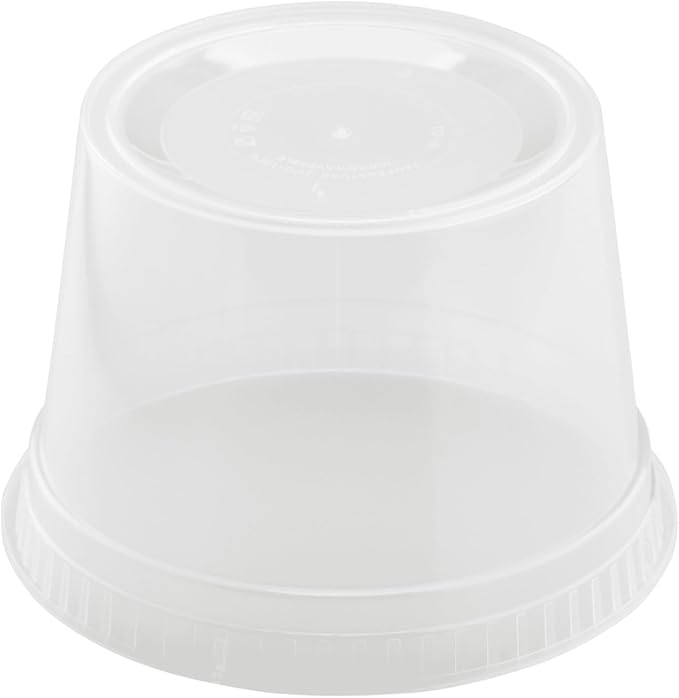 Karat [16oz - 240 ct] Clear PP Injection Molded Round Deli Containers with Lids (FP-IMDC16-PP)