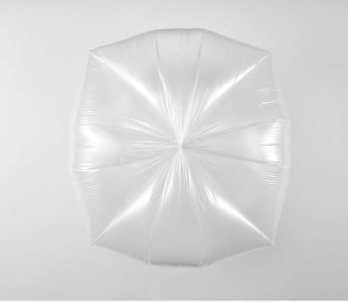 TYPLASTICS 20-30 Gallon Clear Trash Can Liners - 30" x 37" - High Density Garbage Bags - Case of 500 - Multipurpose for Office, Outdoor, Recycling, Industrial and Commercial