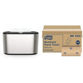 Tork Xpress Paper Towel Dispenser and Tork Multifold Hand Towel Natural H2
