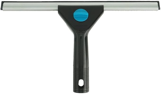 Moerman 12 Inch All Purpose Window Squeegee - Lightweight Durable Plastic Handle -Aluminum Channel with Streak Free Rubber - for Window Cleaning, Showers, and Mirrors