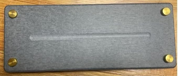 Kitchen Sink Caddy Water Absorbing Stone Drying Tray, Diatomite Bathroom Sink Organizer, Faucet Counter Mat Coaster, Soap Dish Rack Riser Dispenser Sponge Holder, Dark Gray Gold -12.5" x 4.5"
