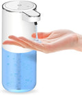 Automatic Liquid Soap Dispenser, Touchless Hand Soap Dispenser Rechargeable, Dish Liquid Soap Dispenser Electric for Bathroom Countertop, Kitchen and Commercial 12.85oz/380mL