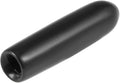 uxcell 20pcs Rubber End Caps 2mm ID Vinyl Round Tube Bolt Cap Cover Thread Protectors Black