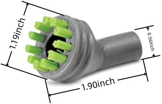 6 Pack for Bissell SteamShot Hard Surface steam Cleaner 39N7A 39N7V 39N7H 2994B Replacement Parts (3 Hard Brushes + 1 Wall Crevice Brush + 2 Multi-Surface Tools)…