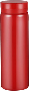 10oz Mini Water Bottle Stainless Steel Thermos Small Flask - Insulated Vacuum, Leak Proof, Keeps Drinks Hot/Cold - Ideal for Coffee, Tea, Water - Red