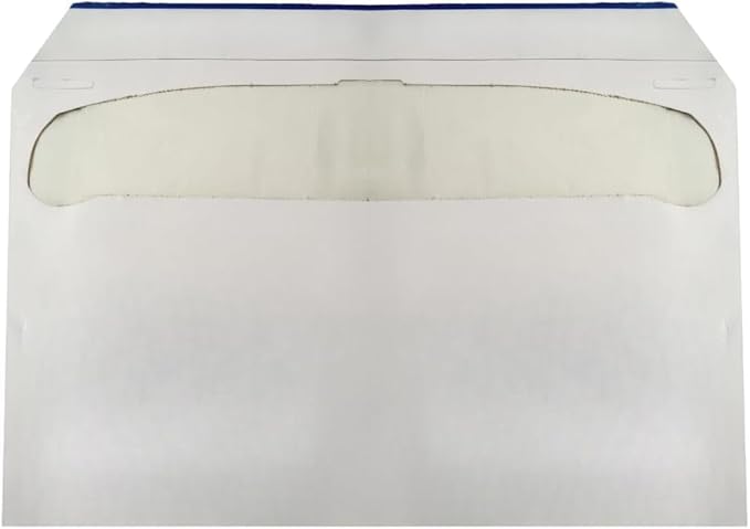 1000 Paper Toilet Seat Covers - Thick Flushable Half-Fold Paper Disposable Toilet Seat Dispensers Cover Liners for Travel & Public Restroom Toilet Bowls (1000)