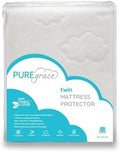 PUREgrace Tencel Mattress Protector (Twin) – Waterproof, Noiseless Cover for Potty Training, Breathable and Soft with Deep-Pocketed Corners for Secure Fit