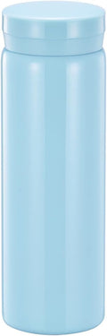 10oz Mini Water Bottle Stainless Steel Thermos Small Flask - Insulated Vacuum, Leak Proof, Keeps Drinks Hot/Cold - Ideal for Coffee, Tea, Water - Light Blue