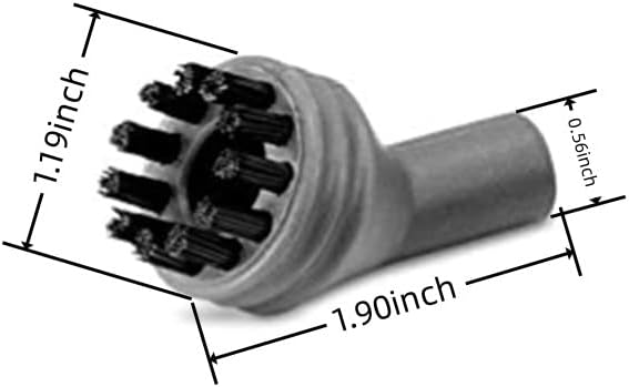 6 Pack for Bissell SteamShot Hard Surface steam Cleaner 39N7A 39N7V 39N7H 2994B Replacement Parts (3 Hard Brushes + 1 Wall Crevice Brush + 2 Multi-Surface Tools)…