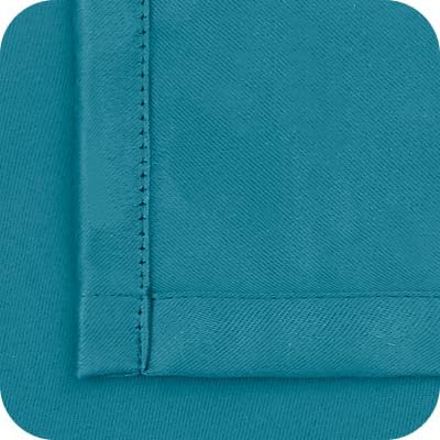 BGment Rod Pocket Blackout Curtains for Bedroom 72 Inches Long - Thermal Insulated Room Darkening Curtains for Living Room, Peacockblue, 42 x 72 Inch, 2 Panels