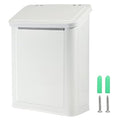 Picowe Magnetic Laundry Storage, Large Metal Lint Holder Bin with Lid for Laundry Room, Space-Saving Trash Container Hanging on Dryer, Washer or Wall Mount Trash Bin (White)