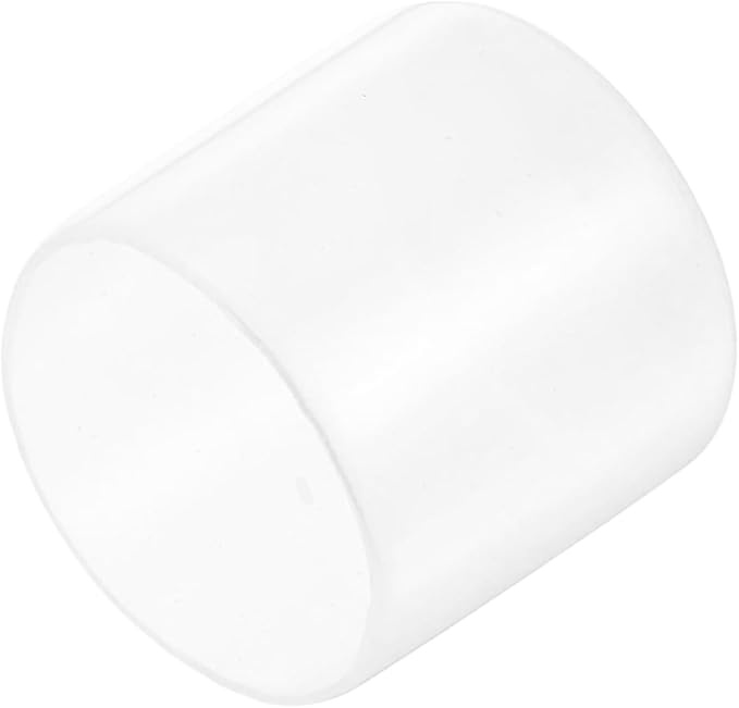 uxcell 20pcs Rubber End Caps 33mm ID Vinyl Round Tube Bolt Cap Cover Thread Protectors Clear