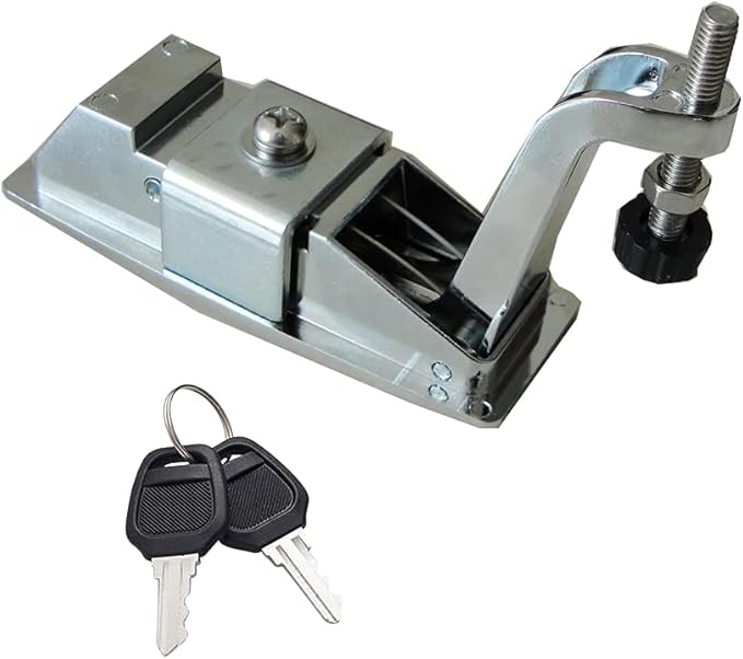 WJSKDQ 2PCS Compression Latch Lock Trigger Latch Lock Zinc Alloy Adjustable Lever Hand Operated Compression Latch Flush Silvers