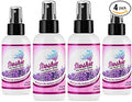Flushie Pre-Toilet Spray for Poop Travel Size Toiletries Bathroom Spray for Poop Spray for Toilet Traveling Essentials Poop deodorizer Poop Odor eliminator (4oz Lavender Rain, 4 pack)