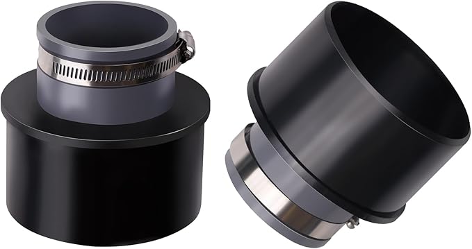 2.5'' Dust Collection Ports Port(2 Ports & 2 Metal Hose Clamps) Compatible with 2.5-inch dust collection hoses(Pack Of 2)