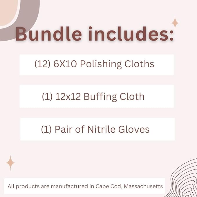 Cape Cod Metal Polishing Cloths Industrial Size Tin 9 Ounces