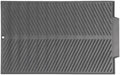 Silicone Dish Draining Mat, Eco Friendly Dish Drying Mat Kitchen Counter Anti-Skid and Heat Insulation Pad, Sink Drainer Mat with Dense Drainage Grooves (S (15"×10"))