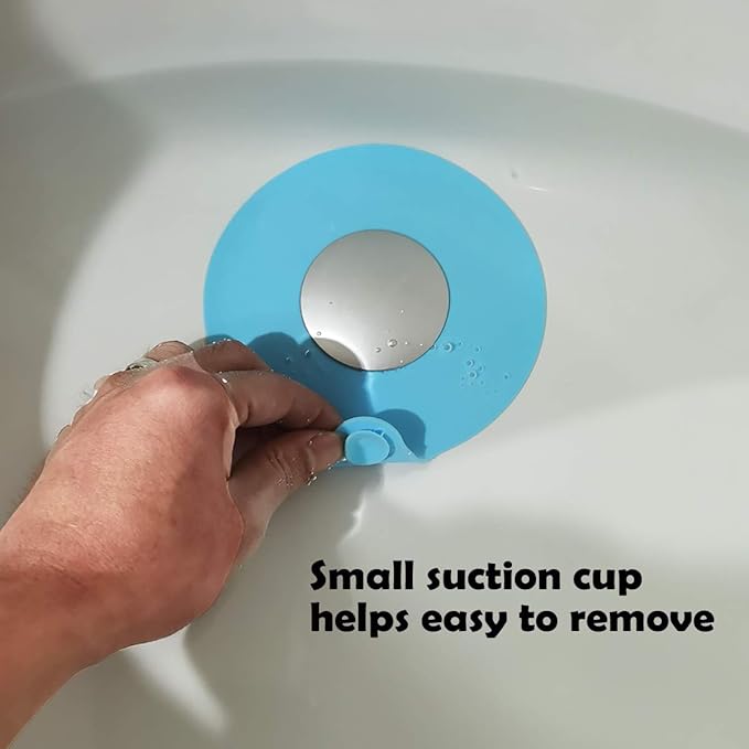 2PCS Silicome Tub Stopper, Bathtub Stopper, Tub Drain Stopper, Tub Plug, Bathtub Drain Cover, Bathtub Drain Plug, Bathroom Sink Stopper, Sink Drain Cover, Sink Plug