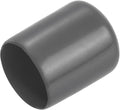 uxcell 20pcs Rubber End Caps 20mm ID Vinyl PVC Round Tube Bolt Cap Cover Screw Thread Protectors Dark Grey
