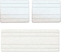 3 Pack Diatomite Stone Sink Tray, Water Absorbing Mat for Kitchen & Bathroom Counter, Quick Dry Soap Dish Makeup Vanity Caddy,Sponge Holder Organizer, Beige - 2pcs of 4.5"x 3.5" and 1pc of 9"x 3.5"