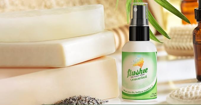 Flushie Pre-Toilet Sprays for Poop Travel Size Toiletries Bathroom Spray for Poop Spray for Toilet Deodorizer Traveling Essentials Poop deodorizer Poop Odor eliminator