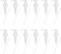uxcell 12 Pcs Soap Dispenser Pump Heads Soap Dispensers Top Pumps Replacement Switch Pumphead for Standard 24/426 Neck Size Lotion Shampoo Bottle, White
