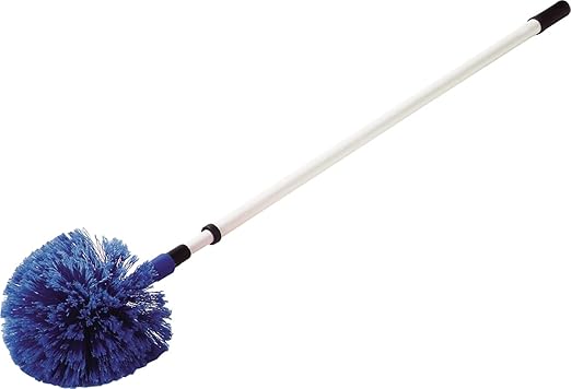 SPARTA Flo-Pac Rounded Duster Cleaning Duster with Electrostatically Charged Bristles for Cleaning, 9 X 7 X 7 Inches, Blue