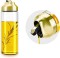 Aelga Gold Oil Dispenser - Gold Kitchen Accessories-Oil Dispenser Bottle for Kitchen with Stainless Steel Spout