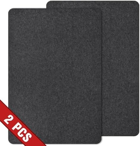 2 Pack Desk Chair Mat for Hardwood Floor & Tile 55"x35" Office Chair Mat for Rolling Chairs Large Anti-Slip-Recyclable Material Computer Chair Rug for Office/Home