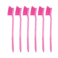 SPARTA 40501EC26 Plastic Large Scrub Brush, Kitchen Brush, Utility Brush With Long Handle For Cleaning, 20 Inches, Pink, (Pack of 6)