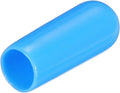 uxcell 20pcs Rubber End Caps 5mm(3/16") ID Vinyl PVC Round Tube Bolt Cap Cover Screw Thread Protectors,Light Blue