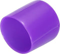 uxcell 20pcs Rubber End Caps 30mm ID Vinyl Round Tube Bolt Cap Cover Screw Thread Protectors Purple