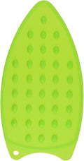 HARFINGTON Silicone Iron Rest Pad, Multipurpose Iron Hot Resistant Mat Iron Rest Plate for Ironing Board Hot Heat Resistant Steam Compact Mat, Green