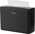 Paper Towel Dispenser Countertop, Compact Trifold Multifold Z Fold Hand Towel Holder Commercial Bathroom Paper Towels Dispenser for Home Kitchen Toilet, Black