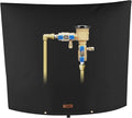TOHONFOO Backflow Preventer Pipe Insulation Cover (5°F) - Irrigation Sprinkler Valve Insulated Pouch - Water Well Pump Cover - Sturdy 5 Layers for Winter Freeze Protection, 40" W x 36" H, Black