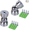 Ultra Short Type Brushed Stainless Steel Magnetic Door Stopper, Ultra Mini Home Office Commercial Door Stop (Stainless Steel)
