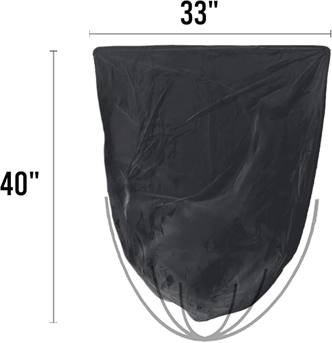 33 Gallon Trash Bags, 250 Count Bulk, Black Garbage bags, Multi-purpose Trash Can Bin Liners for Home Commercial, Outdoor, Construction, Industrial, Janitorial, Municipal, Lawn, Leaf