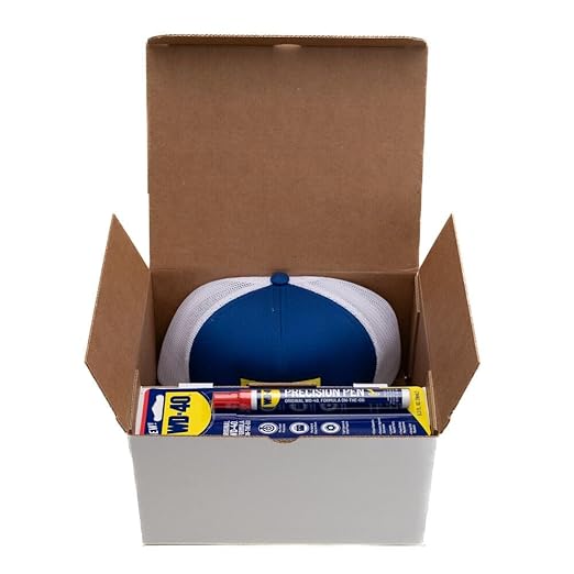 WD-40 Precision Pen & Trucker Hat Bundle - On-The-Go Lubrication, Precision Pen (0.3 fl oz), Trucker Hat (Cotton & Mesh)